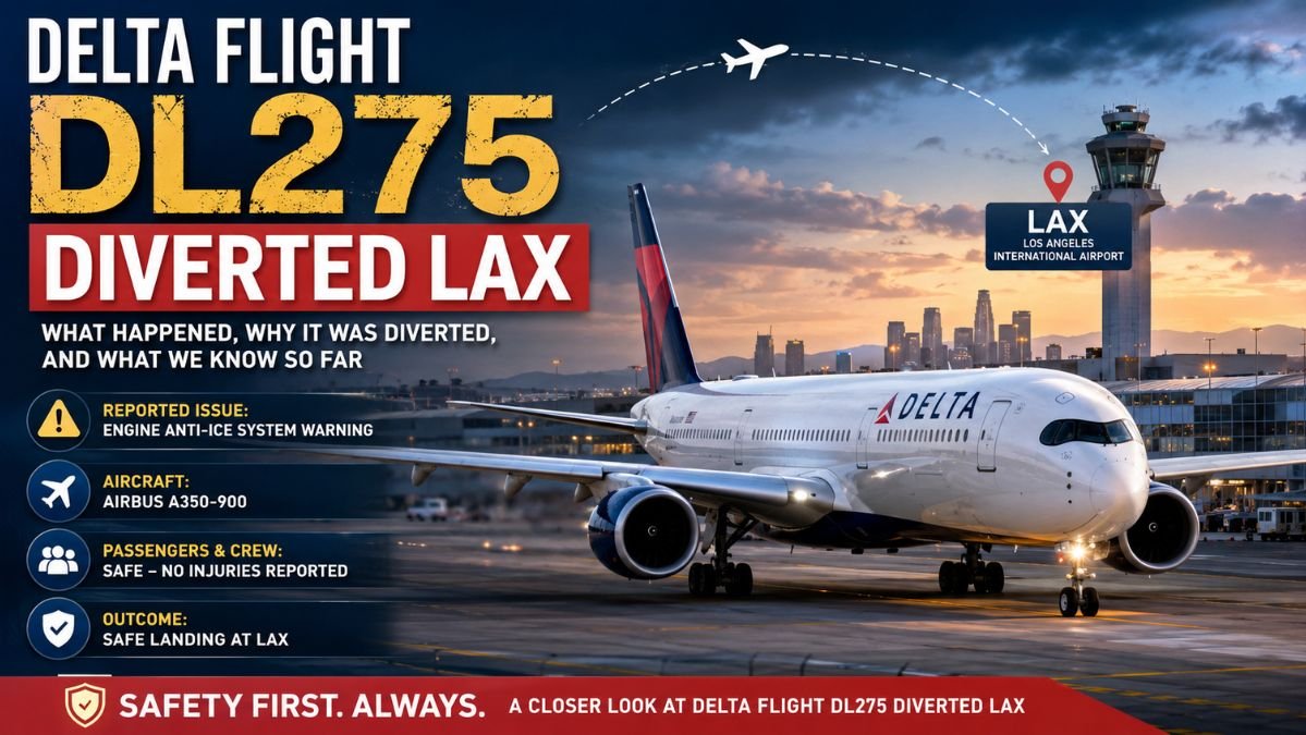 delta flight dl275 diverted lax