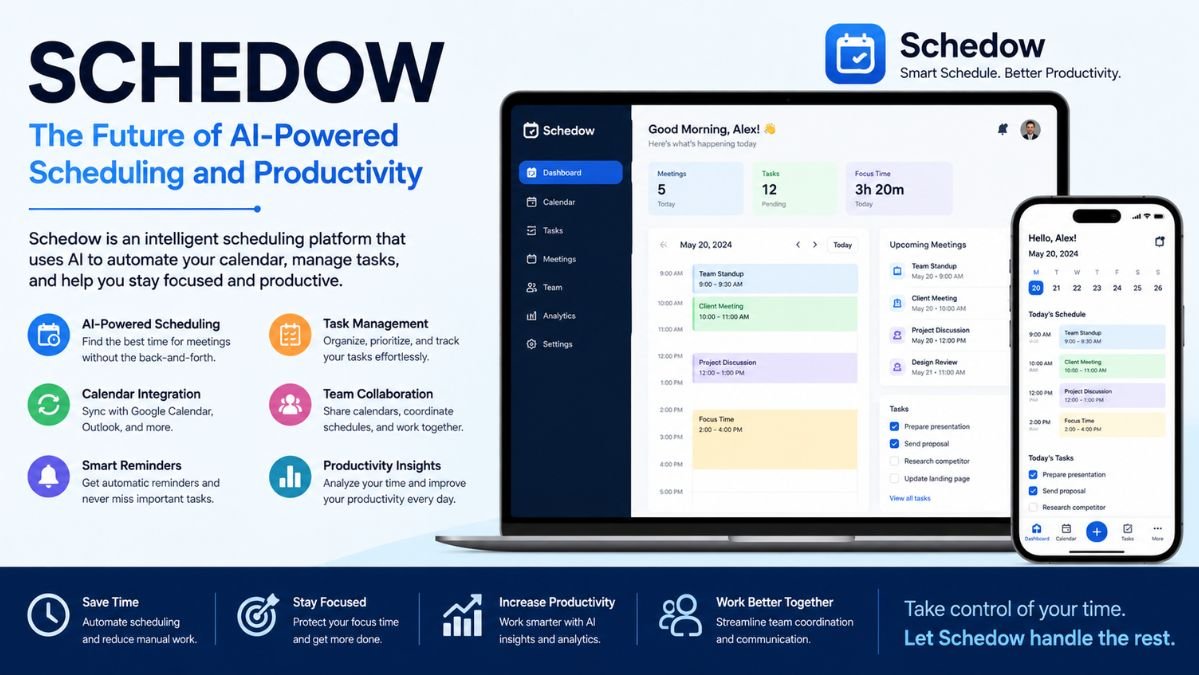 Schedow: The Future of AI-Powered Scheduling and Productivity Management
