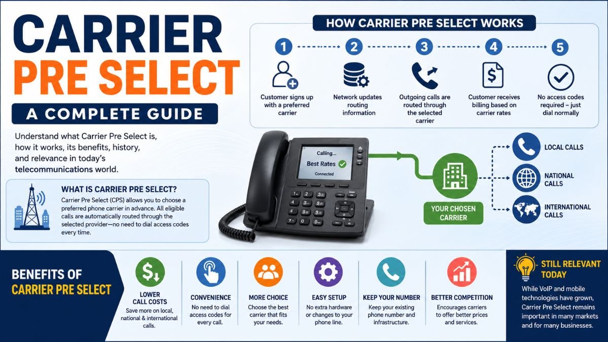 carrier pre select