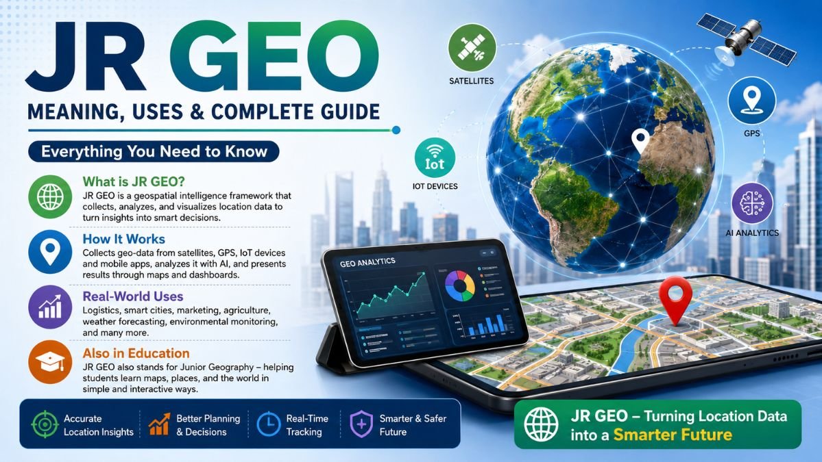 JR GEO – Meaning, Uses, and Complete Guide to Geo Intelligence Systems