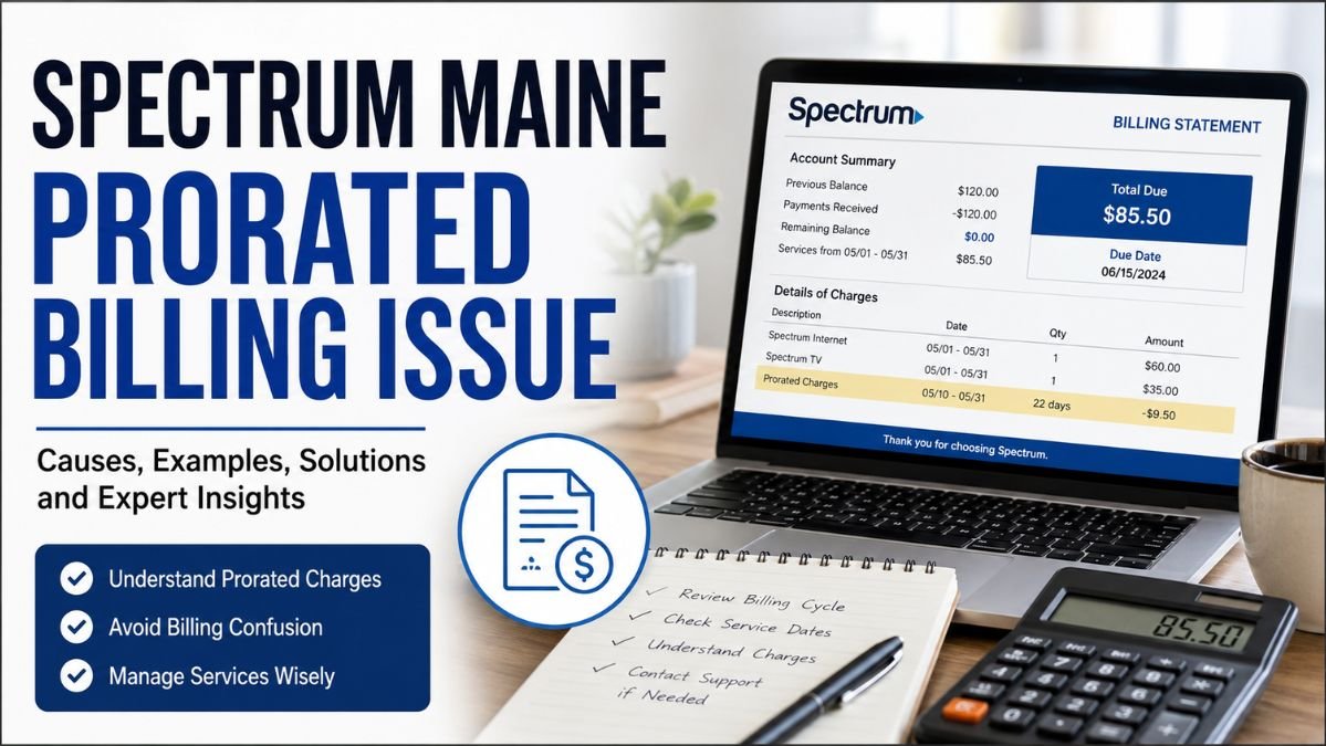 spectrum maine prorated billing issue